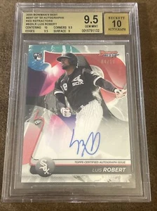 2020 Bowmans Best Luis Robert Rookie Red Refractor Autograph 4/10 POP 1!!! RC - Picture 1 of 3