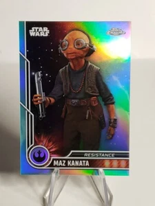 2023 Topps Chrome Star Wars Maz Kanata Aqua Refractor /199  - Picture 1 of 3