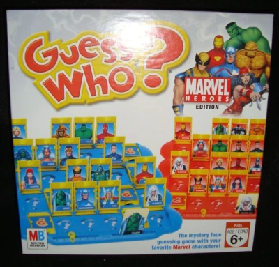 ¿Adivina quién? Marvel Heroes Edition, Milton Bradley #53842 - Usado Foto 1 de 4