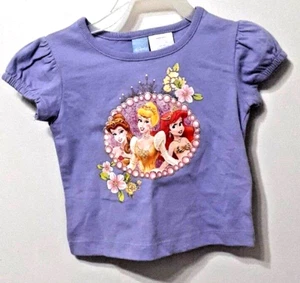 Disney Princess Purple Top Shirt Girls 12 months - Imagen 1 de 1