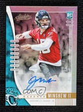 2019 Absolute Spectrum Signatures 47/100 Gardner Minshew II Rookie Auto RC