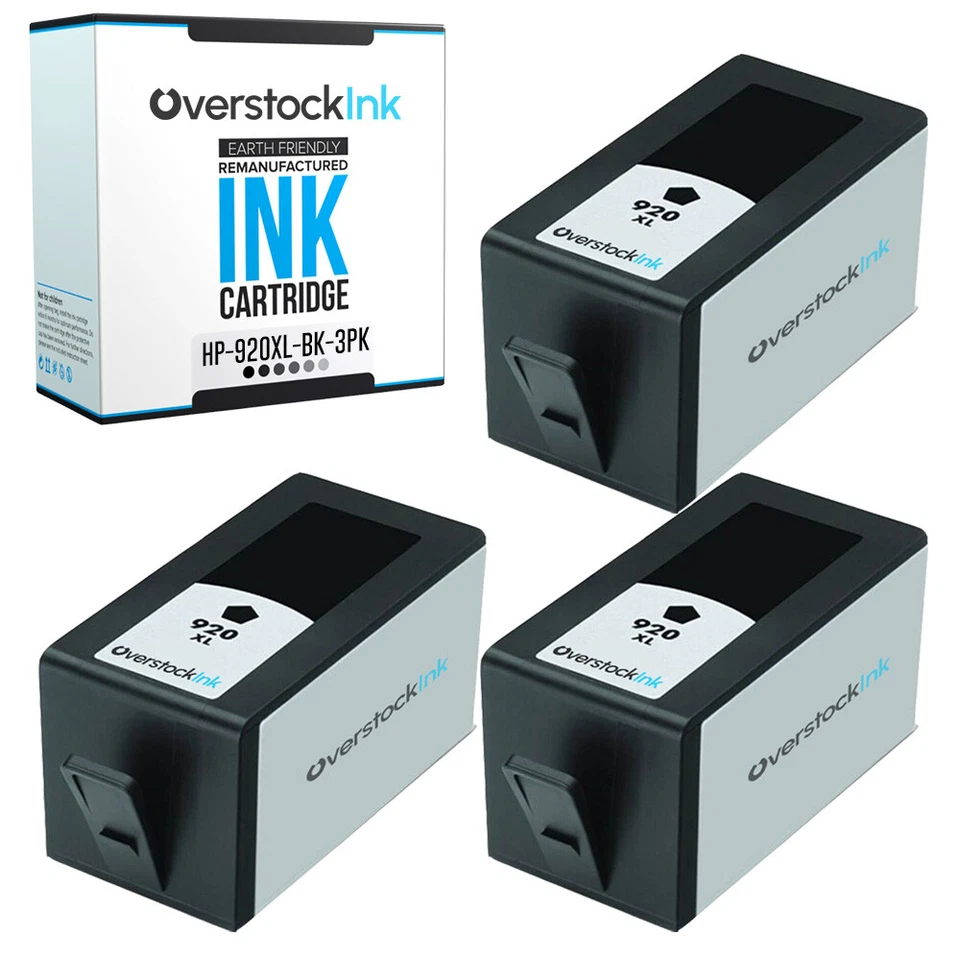 3PK Compatible OSI Cartridge 920XL Black for HP OfficeJet 6000 6500 6500A 7000 - Image 1 of 1