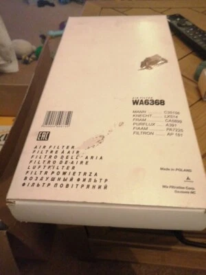 Volvo V40 1.9d S40 1.9d 1996-2004Wix WA6368 Air Filter - Image 1 of 4