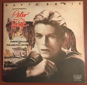 David Bowie Narrates Prokofiev's Peter and the Wolf WHITE LABEL PROMO Japan RARE - Picture 1 of 12