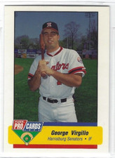 1994 Harrisburg Senators (Double-A Montreal Expos) George Virgilio