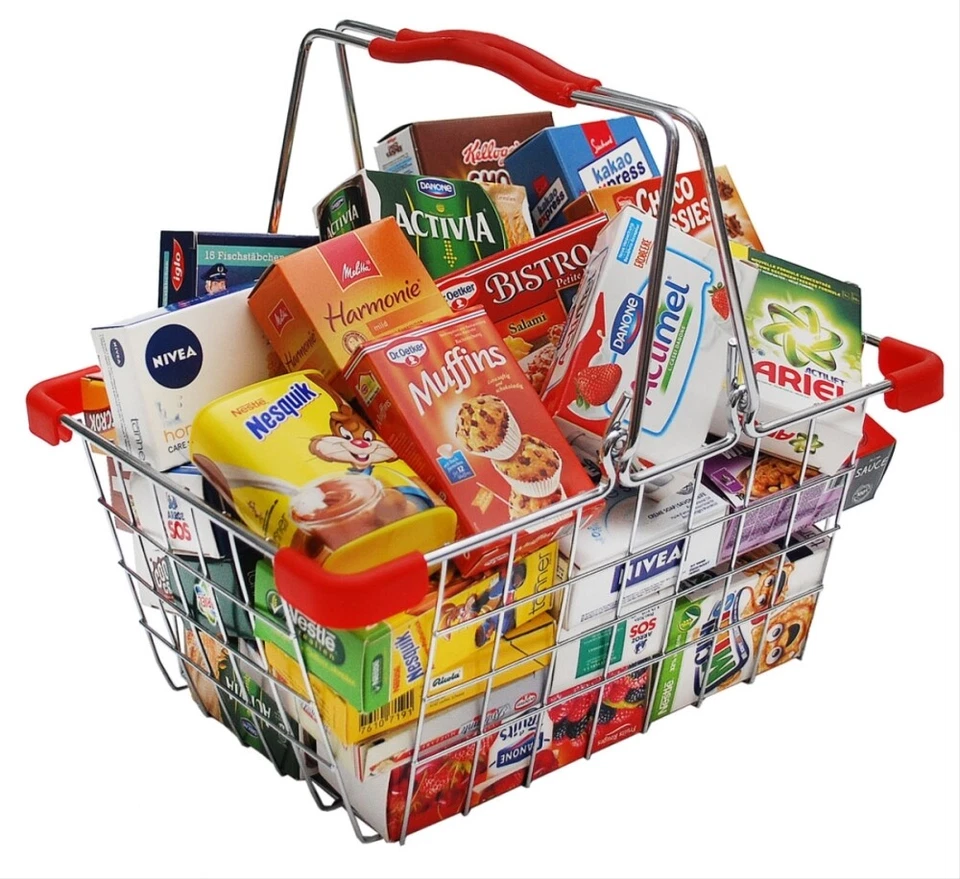 CHR. TANNER GMBH Metalltragekorb gefüllt