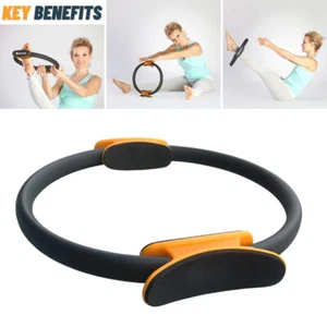 Pilates Ring Yoga Circle Exercise Gym Fitness Body Trainer Magic Tool Dual Grip - Picture 1 of 8