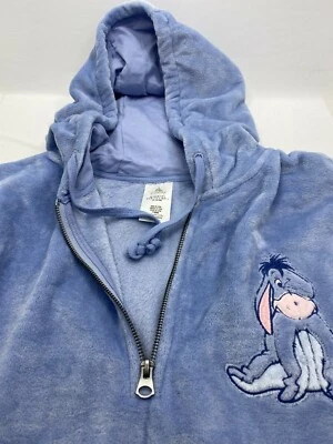 Sudadera con Capucha Pullover Eeyore Terciopelo Parques Disney Pequeña Nueva con Etiquetas Bolsillo Suave Mundo Foto 1 de 4