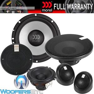 MOREL MAXIMO ULTRA 603A MKII 6.5" 2-1/2" 1" 3WAY COMPONENT SPEAKERS TWEETERS NEW