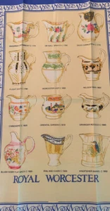 Vintage Lamont Royal Worcester Cotton Tea Towel Wall Hanging 30.5x18 - Picture 1 of 5