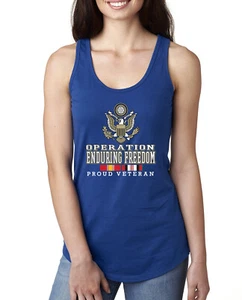 Camiseta sin mangas Operation Iraqi Enduring Freedom color real damas reales - Imagen 1 de 6
