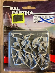 12 Vintage OOP Figs for Warhammer or similar: 2 blisters Goblins lot Ral Partha - Photo 1/2