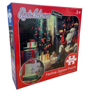 1000 pezzi puzzle Babbo Natale Puzzle Babbo Natale. Albero e regali avvolti - Foto 1 di 5