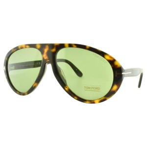 NEW! TOM FORD CAMILLO-02 TF988 52N 60-15-140 Havana Pilot Full Rim Mens Sunglass - Picture 1 of 4