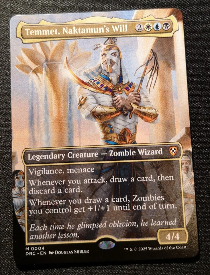 Temmet, Naktamun's Will - Borderless - DFC - MTG - NM - EN - 0004 - Image 1 of 1