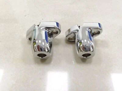 Chrome Front Turn Signal Mounts For Harley Universal Dyna Touring Softail Fatboy — 第 1/4 张图片