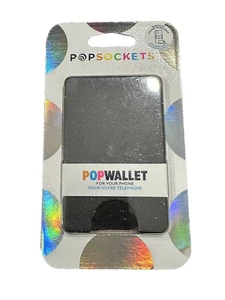 PopSockets PopWallet Phone Card Holder Adhesive - Black - NEW !!! - Picture 1 of 1