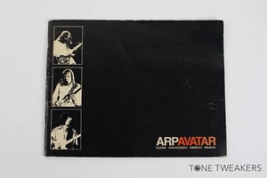 ARP Avatar Owner Manual Instruction Book analog synthesizer VINTAGE SYNTH DEALER - Picture 1 of 4