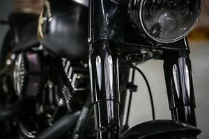 Boccole Forcella Gabelcover Harley Davidson Touring fino A 2013 E Softtail -2016 - Picture 1 of 7