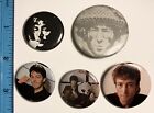 Lot vintage de 5 objets de collection bouton épingle des Beatles