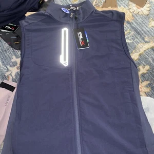 Ralph Lauren RLX Golf Full Zip Stretch Vest Navy Men's Size M  MRSP $168 - Picture 1 of 7