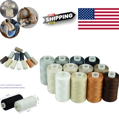 Hilo de algodón multiusos 50 WT 12 colores 550 yardas perfecto para bordar Foto 1 de 4