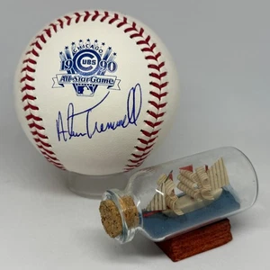 Alan Trammell signed Rawlings 1990 All Star Logo Baseball JSA HOF Last ASG A3926 - Picture 1 of 1