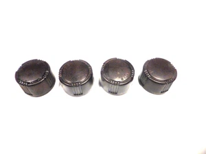 vintage CROSLEY  24-AJ  TABLETOP:   Set of 4 BAKELITE push-on KNOBS - Picture 1 of 3