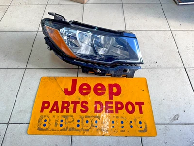 Jeep Compass 2018 2021 faro pasajero derecho halógeno pestaña rota OEM 55112706 Foto 1 de 4