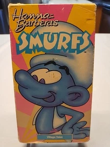 Hanna Barberas Schlümpfe Dorfgeschichten VHS Kassette 1988 FARBE KINDER KLASSIKER - Bild 1 von 3