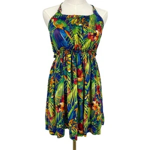 Ralph Lauren Girls Hawaiian Tropical Printed Dress Size 14 - Picture 1 of 7