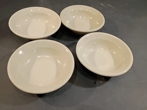 Libbey beige kleine Obstschalen ca. 4 1,2" Durchmesser (4er Set) sehr guter Zustand - Bild 1 von 6