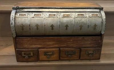 Antique Dwinell-Wright Royal Spices General Store Display w/Spices. Early 1900s - Image 1 of 4