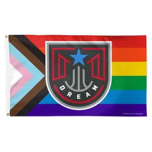 WinCraft Atlanta Dream 3' x 5' Pride Single-Sided Flag - Picture 1 of 1