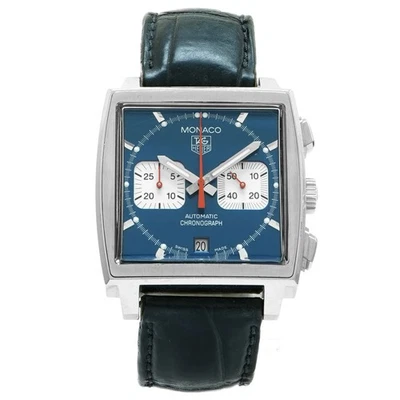 Reloj Tag Heuer Monaco Cronógrafo CW2113 Esfera Azul - Inventario 7520 38mm x 38mm Foto 1 de 4