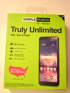 NEW Simple Mobile LG Journey 4G LTE Prepaid Smartphone - Photo 1 sur 2