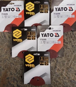 Schleifblätter, Schleifpapir Exzender 125 mm 8 Loch Rot - Bild 1 von 5