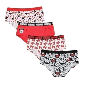 Disney Girls' Big Minnie 4pk Supersoft Reactive Print Panties - Picture 1 of 11