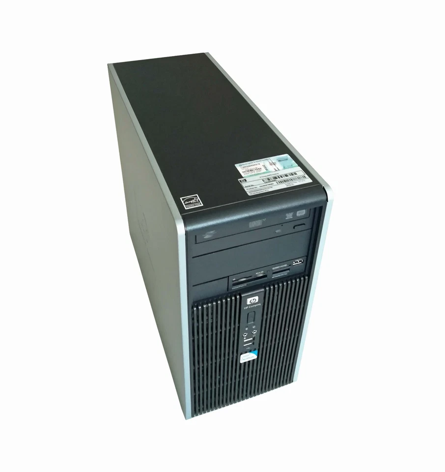 HP COMPAQ DC 5800 PENTIUM DUAL CORE E5300 (2.6 GHZ) 250GB 4GB DDR2  SATA DVD DL - Bild 1 von 4