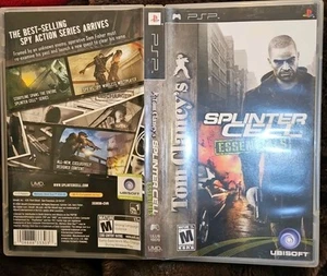 Tom Clancy's Splinter Cell Essentials (PSP UMD) Sin juego. Estuche + Caja Arte - Imagen 1 de 2