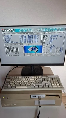 Commodore Amiga 2000 m. 1MB Chip rev 6 KS 1.3 & 3.1 , ECS Agnus, IDE, Gotek OLED - Bild 1 von 4