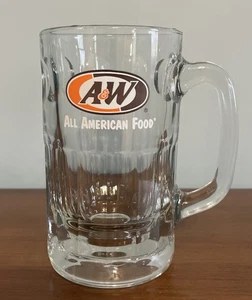 Taza de comida americana A&W de colección taza de vidrio transparente - Imagen 1 de 7