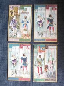 LIEBIG ensemble de 4 chromos publicitaires opéras Gounod Verdi Meyerbeer - Imagen 1 de 1