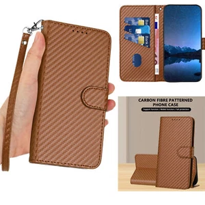 Wrist Strap Flip Card Holder Protective Wallet Case for iPhone 16e 2025/16ProMax - Picture 1 of 19