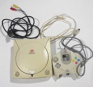 Consola SEGA Dreamcast blanca HKT-3000 controlador de consola 100 V vendedor de EE. UU. NTSC J - Imagen 1 de 20