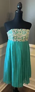 LILLY PULITZER grünes Chiffonkleid "Jillie" Größe 6 neu mit Etikett - Bild 1 von 7