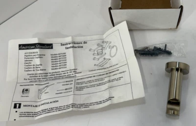 Gancho para bata estándar americano gancho para bata de níquel satinado 607550MX.295 NUEVO EN CAJA Foto 1 de 4