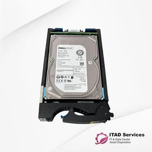 SEAGATE ST4000NM017A DELL EMC 4TB 3.5" SAS 7200RPM HDD A GRADE w/CADDY - TESTED - Afbeelding 1 van 2