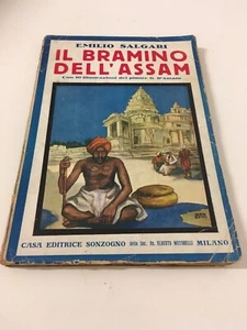 IL BRAMINO DELL'ASSAM E. Salgari Editrice Sonzogno 1930 disegni di G. D’Amato - Picture 1 of 6