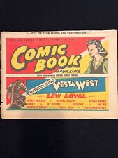 Vintage Comic Book Chicago Sunday Tribune August 30, 1942 - Vesta West, Rocky +